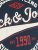 Jack & Jones JJELOGO TEE Navy - Μακό μπλουζάκια - Aνδρικά μπλουζεσ μεγάλα μεγέθη
