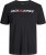 Jack & Jones Corp Logo Crew Neck T-Shirt Black - Μακό μπλουζάκια - Aνδρικά μπλουζεσ μεγάλα μεγέθη