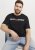 Jack & Jones Corp Logo Crew Neck T-Shirt Black - Μακό μπλουζάκια - Aνδρικά μπλουζεσ μεγάλα μεγέθη