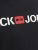 Jack & Jones Corp Logo Crew Neck T-Shirt Black - Μακό μπλουζάκια - Aνδρικά μπλουζεσ μεγάλα μεγέθη