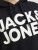 Jack & Jones CORP LOGO Large Print Hoodie Black - φούτερ/Φούτερ με κουκούλα - φούτερ/Φούτερ με κουκούλα ανδρικά μεγάλα μεγέθη 