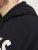 Jack & Jones CORP LOGO Large Print Hoodie Black - φούτερ/Φούτερ με κουκούλα - φούτερ/Φούτερ με κουκούλα ανδρικά μεγάλα μεγέθη 