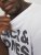 Jack & Jones CORP Logo T-Shirt White w Large Black Print - Μακό μπλουζάκια - Aνδρικά μπλουζεσ μεγάλα μεγέθη