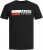 Jack & Jones CORP Logo T-Shirt Black/PLAY 4 - Μακό μπλουζάκια - Aνδρικά μπλουζεσ μεγάλα μεγέθη