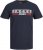 Jack & Jones CORP Logo T-Shirt Navy/PLAY 4 - Μακό μπλουζάκια - Aνδρικά μπλουζεσ μεγάλα μεγέθη