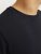 Jack & Jones CORP Logo T-Shirt Black w Small Black Print - Μακό μπλουζάκια - Aνδρικά μπλουζεσ μεγάλα μεγέθη