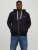 Jack & Jones JJSTAMP ZIP Hoodie Black - φούτερ/Φούτερ με κουκούλα - φούτερ/Φούτερ με κουκούλα ανδρικά μεγάλα μεγέθη 