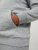 Jack & Jones JJLOCK SWEAT HOOD Grey - φούτερ/Φούτερ με κουκούλα - φούτερ/Φούτερ με κουκούλα ανδρικά μεγάλα μεγέθη 