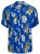 Jack & Jones JORLUKE FLORES Resort Shirt Nautical Blue - Πουκάμισα - Aνδρικά πουκαμισα μεγαλα μεγάλα μεγέθη