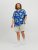 Jack & Jones JORLUKE FLORES Resort Shirt Nautical Blue - Πουκάμισα - Aνδρικά πουκαμισα μεγαλα μεγάλα μεγέθη
