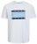 Jack & Jones JORJOSHUA T-shirt Bright White - Μακό μπλουζάκια - Aνδρικά μπλουζεσ μεγάλα μεγέθη