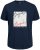 Jack & Jones JORJOSHUA T-shirt Navy - Μακό μπλουζάκια - Aνδρικά μπλουζεσ μεγάλα μεγέθη