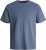 Jack & Jones PAULOS T-Shirt Denim Blue - Μακό μπλουζάκια - Aνδρικά μπλουζεσ μεγάλα μεγέθη