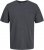 Jack & Jones PAULOS T-Shirt Dark Grey Melange - Μακό μπλουζάκια - Aνδρικά μπλουζεσ μεγάλα μεγέθη