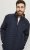 Jack & Jones MULTI SET-IN Sleeves Quilted Jacket With Collar Navy Blazer - Μπουφάν - Aνδρικά μπουφαν μεγάλα μεγέθη