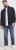 Jack & Jones MULTI SET-IN Sleeves Quilted Jacket With Collar Navy Blazer - Μπουφάν - Aνδρικά μπουφαν μεγάλα μεγέθη
