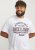 Jack & Jones JJELOGO O-Neck T-Shirt White - Μακό μπλουζάκια - Aνδρικά μπλουζεσ μεγάλα μεγέθη