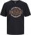 Jack & Jones LOGO O-Neck T-Shirt Black - Μακό μπλουζάκια - Aνδρικά μπλουζεσ μεγάλα μεγέθη
