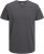 Jack & Jones ORGANIC T-Shirt Dark Grey Melange - Μακό μπλουζάκια - Aνδρικά μπλουζεσ μεγάλα μεγέθη