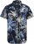 Jack & Jones Hawaii AOP Shirt Blue - Πουκάμισα - Aνδρικά πουκαμισα μεγαλα μεγάλα μεγέθη