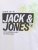  Jack & Jones Jaxon Crew Neck T-Shirt White - Μακό μπλουζάκια - Aνδρικά μπλουζεσ μεγάλα μεγέθη