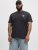  Jack & Jones Jackie Crew Neck T-Shirt Black - Μακό μπλουζάκια - Aνδρικά μπλουζεσ μεγάλα μεγέθη