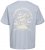 Jack & Jones Bellagio Collage Crew Neck T-Shirt Skyway - Μακό μπλουζάκια - Aνδρικά μπλουζεσ μεγάλα μεγέθη