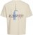 Jack & Jones Boston Photo Crew Neck T-Shirt Antique White - Μακό μπλουζάκια - Aνδρικά μπλουζεσ μεγάλα μεγέθη