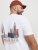 Jack & Jones Boston Photo Crew Neck T-Shirt Bright White - Μακό μπλουζάκια - Aνδρικά μπλουζεσ μεγάλα μεγέθη
