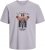 Jack & Jones Anatomy Skull Crew Neck T-Shirt Violet - Μακό μπλουζάκια - Aνδρικά μπλουζεσ μεγάλα μεγέθη