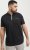 Jack & Jones Fusion Pique Zipper Polo Black - Πόλο μπλουζάκια - Aνδρικά μπλουζακια πολο μεγάλα μεγέθη