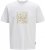 Jack & Jones Tarmac Camo Crew Neck T-Shirt Bright White - Μακό μπλουζάκια - Aνδρικά μπλουζεσ μεγάλα μεγέθη