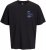 Jack & Jones Compact Crew Neck T-Shirt Black - Μακό μπλουζάκια - Aνδρικά μπλουζεσ μεγάλα μεγέθη