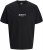 Jack & Jones Snake Crew Neck T-Shirt Black - Μακό μπλουζάκια - Aνδρικά μπλουζεσ μεγάλα μεγέθη