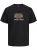 Jack & Jones Calma Crew Neck T-Shirt Black - Μακό μπλουζάκια - Aνδρικά μπλουζεσ μεγάλα μεγέθη