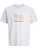 Jack & Jones Calma Crew Neck T-Shirt Gray Dawn - Μακό μπλουζάκια - Aνδρικά μπλουζεσ μεγάλα μεγέθη
