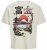 Jack & Jones Fuji Crew Neck T-Shirt Antique White - Μακό μπλουζάκια - Aνδρικά μπλουζεσ μεγάλα μεγέθη