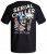 Jack & Jones JJCHILLER With Back Print Black - Μακό μπλουζάκια - Aνδρικά μπλουζεσ μεγάλα μεγέθη