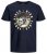 Jack & Jones JJEUSTACE T-Shirt Navy - Μακό μπλουζάκια - Aνδρικά μπλουζεσ μεγάλα μεγέθη