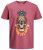 Jack & Jones JJEUSTACE T-Shirt Pink - Μακό μπλουζάκια - Aνδρικά μπλουζεσ μεγάλα μεγέθη