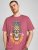 Jack & Jones JJEUSTACE T-Shirt Pink - Μακό μπλουζάκια - Aνδρικά μπλουζεσ μεγάλα μεγέθη