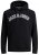Jack & Jones JJCITY Hoodie Black - φούτερ/Φούτερ με κουκούλα - φούτερ/Φούτερ με κουκούλα ανδρικά μεγάλα μεγέθη 