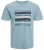Jack & Jones JCOARC T-Shirt Light Blue - Μακό μπλουζάκια - Aνδρικά μπλουζεσ μεγάλα μεγέθη