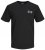 Jack & Jones JCOEDTN T-Shirt with Back Print Black - Μακό μπλουζάκια - Aνδρικά μπλουζεσ μεγάλα μεγέθη