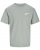 Jack & Jones Zekiel Crew Neck T-Shirt Iceberg Green - Μακό μπλουζάκια - Aνδρικά μπλουζεσ μεγάλα μεγέθη