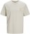  Jack & Jones Summer Vibes Crew Neck T-Shirt Moonbeam - Μακό μπλουζάκια - Aνδρικά μπλουζεσ μεγάλα μεγέθη