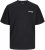 Jack & Jones Charge Crew Neck Printed T-Shirt Black - Μακό μπλουζάκια - Aνδρικά μπλουζεσ μεγάλα μεγέθη