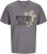 Jack & Jones Jaxon Crew Neck T-Shirt Castlerock - Μακό μπλουζάκια - Aνδρικά μπλουζεσ μεγάλα μεγέθη