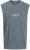 Jack & Jones VESTERBRO Sleeveless T-Shirt Stormy Weather - Μακό μπλουζάκια - Aνδρικά μπλουζεσ μεγάλα μεγέθη