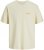 Jack & Jones Retiro Crew Neck T-Shirt Antique White - Μακό μπλουζάκια - Aνδρικά μπλουζεσ μεγάλα μεγέθη